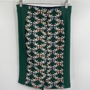 Anthropologie Dolan Left Coast Collection 28 waist Boho Bodycon Midi Skirt Xs